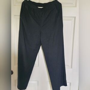 Black linen pants